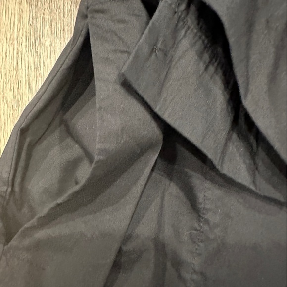 Stylish Black Button-Down Women's Shirt - Picture 7 of 8